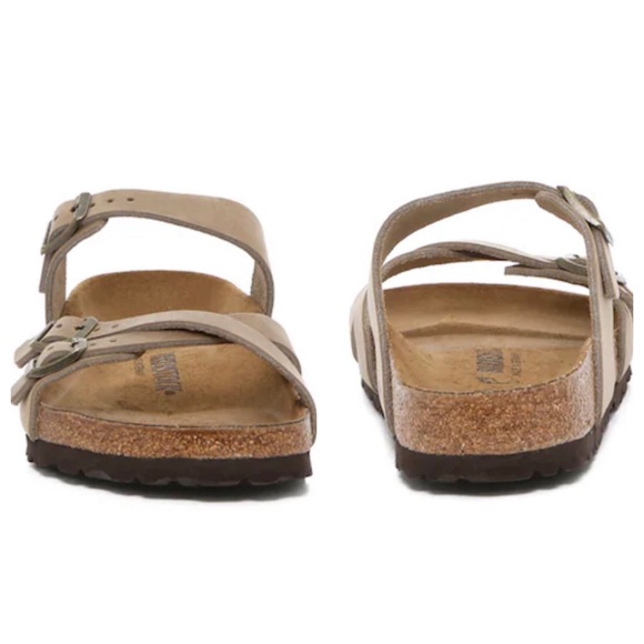 NWT Birkenstock Franca Oiled Leather Sandals in Tobacco - Picture 5 of 12